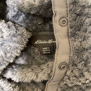 Eddie Bauer Teddy Bear Sherpa Jacket Size XS Ladies